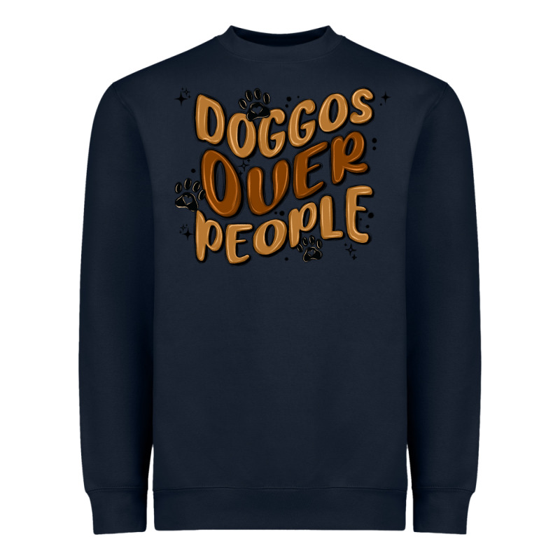 Doggos Over People Heavyweight Sweatshirt by MaliasSmallBusiness | Teevron