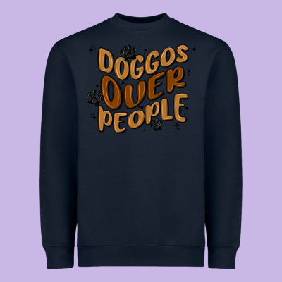 Doggos Over People Heavyweight Sweatshirt Designed By Maliassmallbusiness