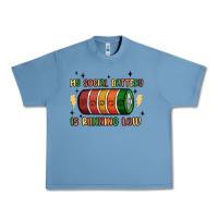 Pebble Blue social battery Urban Heavy Tee - MaliasSmallBusiness