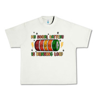 Pistachio social battery Urban Heavy Tee - MaliasSmallBusiness