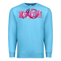 Ocean Blue Cancer Believe Premium Sweatshirt - NancyCooperArtShop