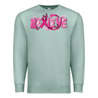 Seafoam Cancer Believe Premium Sweatshirt - NancyCooperArtShop