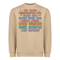 Mushroom let them Heavyweight Sweatshirt - MaliasSmallBusiness