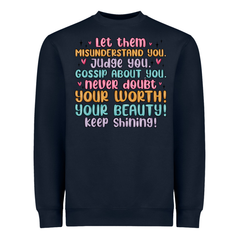 Let Them Heavyweight Sweatshirt by MaliasSmallBusiness | Teevron