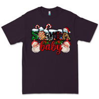 Plum santa baby with santa and christmas tree cake Premium Tee - AdoDesignShop