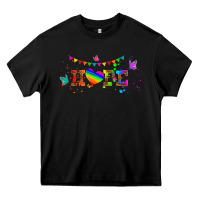 Black lgbtq hope  libbey glass Heavy Core Tee - HRA Design Shop