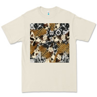 Bone cowhide leopard seamless pattern Premium Tee - HRA Design Shop