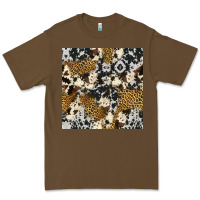 Cacao cowhide leopard seamless pattern Premium Tee - HRA Design Shop
