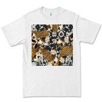 Cowhide Leopard Seamless Pattern Premium Tee | Teevron