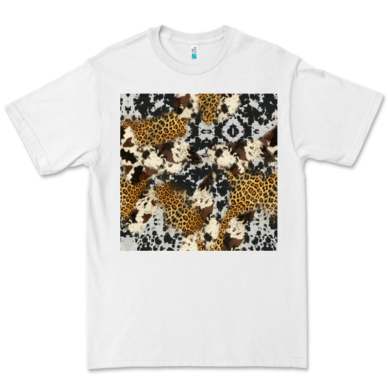 Cowhide Leopard Seamless Pattern Premium Tee by HRA Design Shop | Teevron