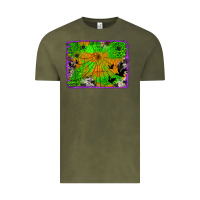 Vintage Olive leopard cowhide halloween background Vintage Tee - Jasminsmagicworld