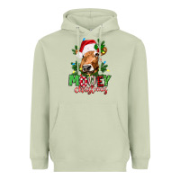 Matcha Mooey Christmas Heavyweight Hoodie - texasbilliewilder