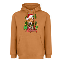 Meerkat Mooey Christmas Heavyweight Hoodie - texasbilliewilder