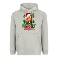 Moon Dust Mooey Christmas Heavyweight Hoodie - texasbilliewilder