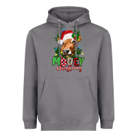 Storm Mooey Christmas Heavyweight Hoodie - texasbilliewilder