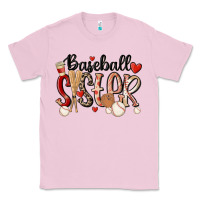 Bubblegum Pink baseball sister Classic Tee - MaliasSmallBusiness