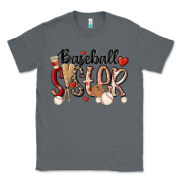Charcoal Heather baseball sister Classic Tee - MaliasSmallBusiness