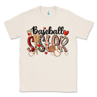 Natural baseball sister Classic Tee - MaliasSmallBusiness