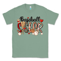 Sage baseball sister Classic Tee - MaliasSmallBusiness