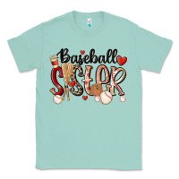 Seafoam baseball sister Classic Tee - MaliasSmallBusiness