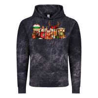 Cloud Black Reindeer Christmas Coffee Cups Vintage Hoodie - Jasminsmagicworld