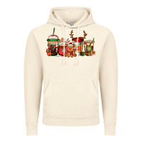 Vintage Artic Reindeer Christmas Coffee Cups Vintage Hoodie - Jasminsmagicworld