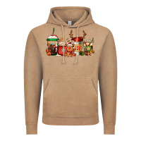 Vintage Coffee Reindeer Christmas Coffee Cups Vintage Hoodie - Jasminsmagicworld
