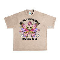 French Oak you are exactly where you need to be Urban Heavy Tee - MaliasSmallBusiness