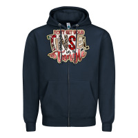Navy dont get your tinsel in a tangle Zipper Hoodie - SublimationCraftShop