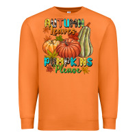 Carrot Autumn leaves pumpkins please Premium Sweatshirt - NancyCooperArtShop