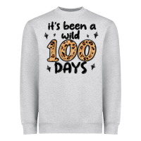 Heather Grey its been a wild 100 days Heavyweight Sweatshirt - MaliasSmallBusiness