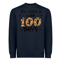 Navy its been a wild 100 days Heavyweight Sweatshirt - MaliasSmallBusiness