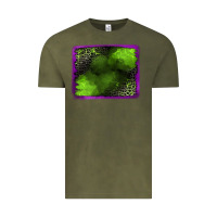 Vintage Olive leopard halloween background Vintage Tee - Jasminsmagicworld