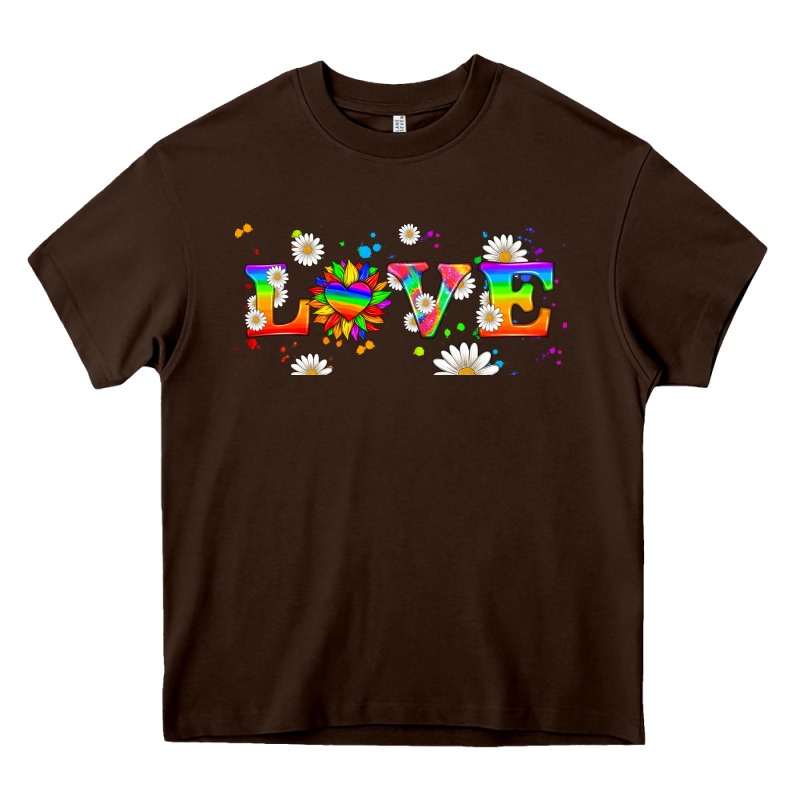 Lgbtq Love Libbey Glass Heavy Core Tee by HRA Design Shop | Teevron