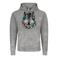 Cloud Rock Christmas with wolf Vintage Hoodie - RanaPortraitStore
