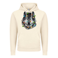 Vintage Artic Christmas with wolf Vintage Hoodie - RanaPortraitStore