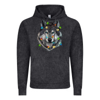 Vintage Black Christmas with wolf Vintage Hoodie - RanaPortraitStore