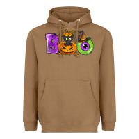 Toasted Coconut Boo Halloween Heavyweight Hoodie - NancyCooperArtShop