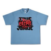 Pebble Blue true crime junkie Urban Heavy Tee - MaliasSmallBusiness