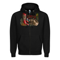 Black Merry Christmas Zipper Hoodie - SublimationCraftShop