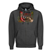 Charcoal Heather Merry Christmas Zipper Hoodie - SublimationCraftShop