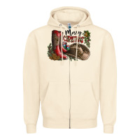Sandshell Merry Christmas Zipper Hoodie - SublimationCraftShop