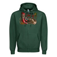 Sports Green Merry Christmas Zipper Hoodie - SublimationCraftShop