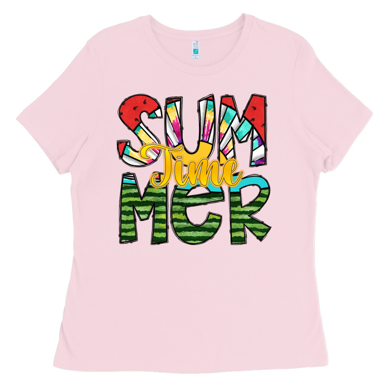 Summer Time Ladies Tee by SublimationCraftShop | Teevron