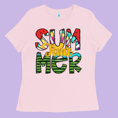 Summer Time Ladies Tee Designed By Sublimationcraftshop