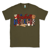 Army Green baseball brother Classic Tee - MaliasSmallBusiness