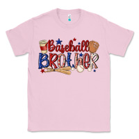 Bubblegum Pink baseball brother Classic Tee - MaliasSmallBusiness