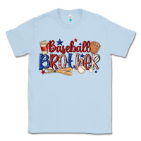 Dusty Blue baseball brother Classic Tee - MaliasSmallBusiness