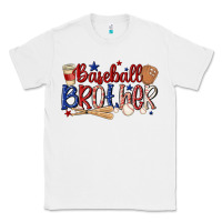 White baseball brother Classic Tee - MaliasSmallBusiness