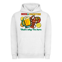 Pigment Lunar Rock Beer&crawfish that's why i'm here Urban Hoodie - FaDigitalArtStudio